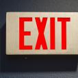 Exit sign