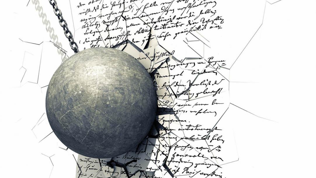Don't demolish handwriting