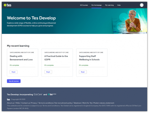 Tes Develop login shadow