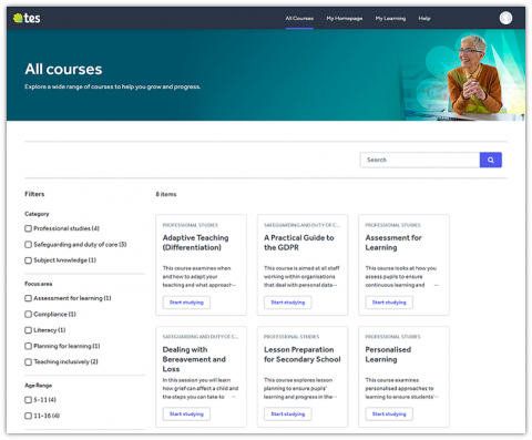 Tes Develop all courses