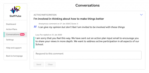 Staff Pulse - conversations