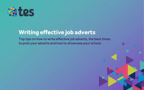 Writing effective job adverts webinar thumbnail