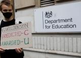 A levels protest